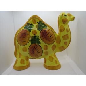 Turov Hand Painted Limited Edition Ceramic Camel, Signed (1 chip)